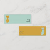 Kat - Skinny Mini Visitekaartje (Voorkant / Achterkant)