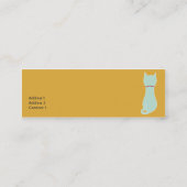 Kat - Skinny Mini Visitekaartje (Achterkant)