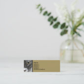 Kat Skinny Profile Card Mini Visitekaartje (Staand voorkant)