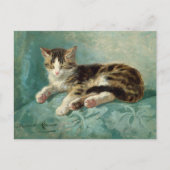 Kat slaap Henriëtte Ronner-Knip Briefkaart (Voorkant)