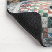 Kat Slapen op Bed Quilt Muismat (Hoek)