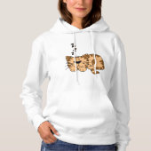 Kat Slapen Vrouwen Hoodie (Voorkant)