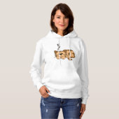 Kat Slapen Vrouwen Hoodie (Voorkant volledig)