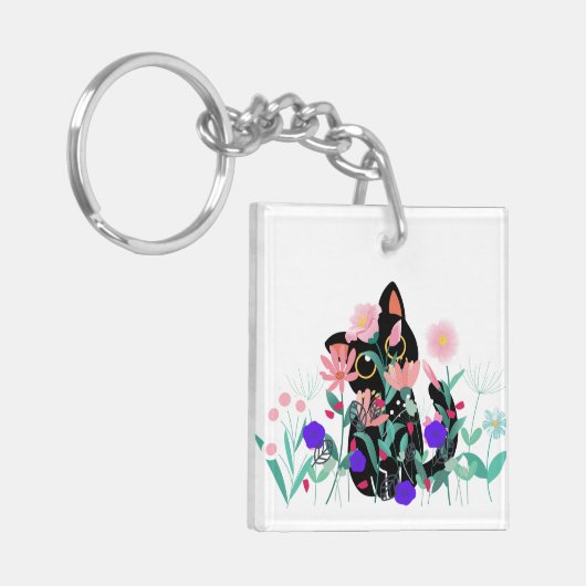 Kat Sleutelhanger (Voorkant Links)