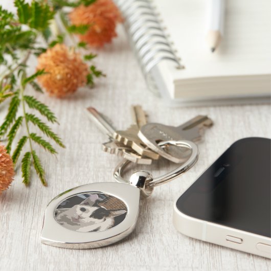 Kat Sleutelhanger (Zijkant)