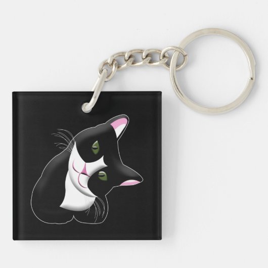 Kat Sleutelhanger (Achterkant)