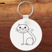 Kat-sleutelhanger van Cute cartoon Sleutelhanger (Voorkant)