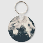 Kat sleutelhanger - zin om rond te hangen? (Achterkant)