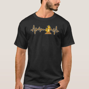 Kat Sloth Yoga Poses Sportgymnastiek Ohm Heartbe T-shirt