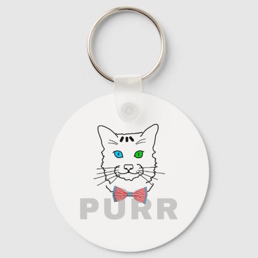 Kat Snorren Sleutelhanger (Voorkant)