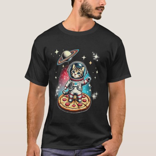 Kat Space Gifts Kat Mama Kat Papa Astronaut Kat Pi T-shirt (Voorkant)