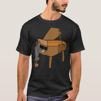 Kat Speel Piano Music Player Teacher Musician Gr. T-shirt