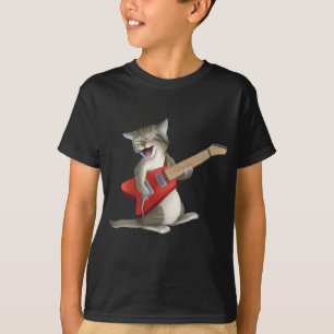 Kat-speelgitaar T-shirt