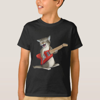 Kat-speelgitaar T-shirt