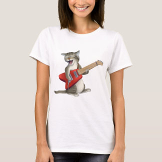 Kat-speelgitaar T-shirt