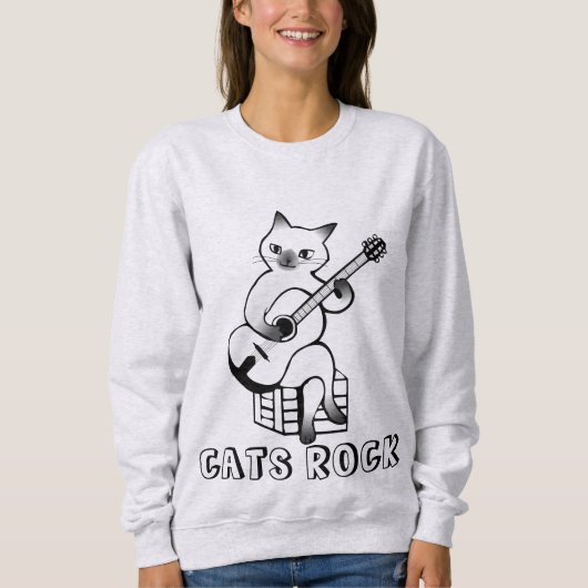 Kat-speelgitaar T-shirts (Voorkant)