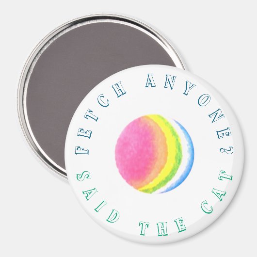 Kat-Speelgoed Magneet (Voorkant / Achterkant)