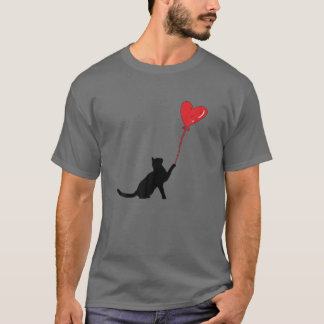 Kat Speelgoed Valentijnsdag kool V-dag voor katten T-shirt
