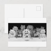 Kat-speelkaart, Louis Wain Briefkaart (Voorkant / Achterkant)