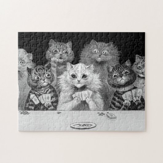 Kat-speelkaart, Louis Wain Legpuzzel (Horizontaal)