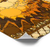 Kat speelt piano, psychedelisch - naar Louis Wain Poster (Hoek)