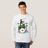 Kat-speeltrommels, schimmelschildpaddestoelen t-shirt (Voorkant volledig)