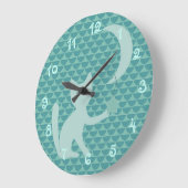 Kat Spelen met Blauwgroen maan en Ster Grote Klok (Hoek)