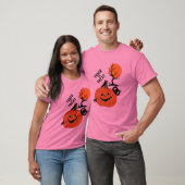 Kat spelen met een pompoen - Trick or treat T-shirt (Unisex)