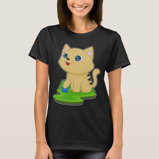 Kat Spelen T-shirt (Voorkant)