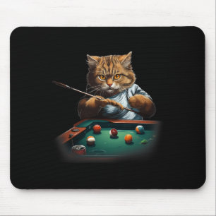 Kat spelen zwembad biljart Cool Funny Cats Mannen  Muismat