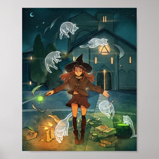 Kat Spell Poster (Voorkant)