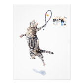 Kat-speltennis Foto Afdruk (Voorkant)