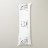 Kat Spint Lichaamskussen (Achterkant (Verticaal))