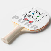 Kat Spint Tafeltennisbatje (Voorkant Gekanteld)