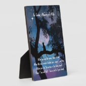 Kat Spiritueel gedenkteken Fotoplaat (Zijkant)