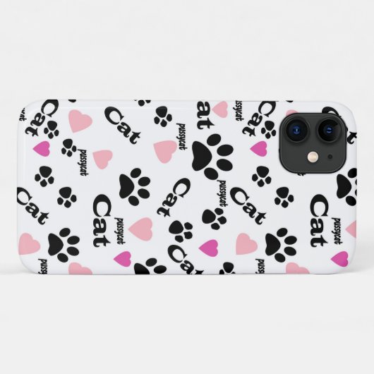 Kat spoor Case-Mate iPhone case (Achterkant (horizontaal))