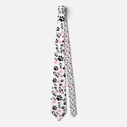 Kat spoor stropdas (Voorkant)