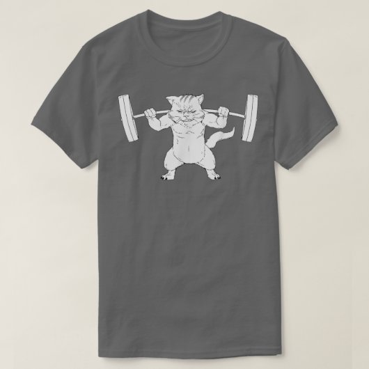 Kat Squat Powerlift T-shirt (Design voorkant)