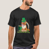 Kat St Catricks Day Shamrock Saint Patrick's Day T-shirt (Voorkant)