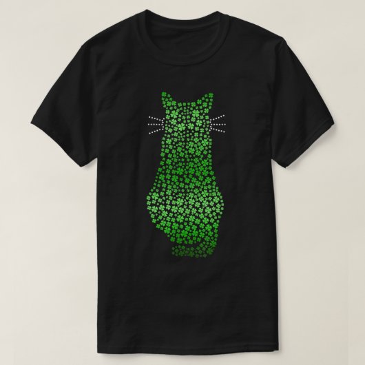Kat St Patricks Cattys Catricks Day Girls Women Sh T-shirt (Design voorkant)