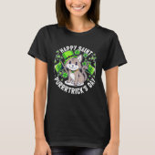 Kat St Patricks Dag Kitten I Purrtrick's Day T-shirt (Voorkant)