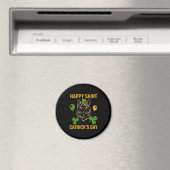 Kat St. Patrick's Day for Cat Lover Magneet (Insitu (Vaatwasser))