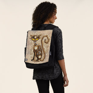 Kat Steampunk Vintage Retro Stijl Machine Rugtassen