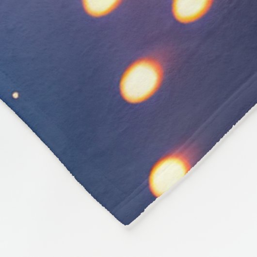 Kat-stel onder de sterrenhemel - fleece deken (Hoek)