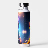 Kat-stel onder de sterrenhemel - waterfles (Rechts)