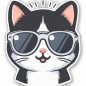 kat sticker (Voorkant)