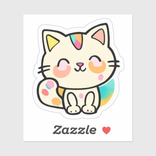 Kat sticker (Vel)