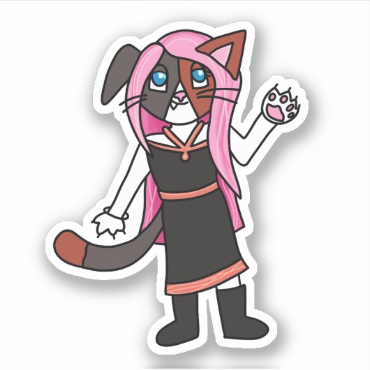Kat Sticker (Voorkant)