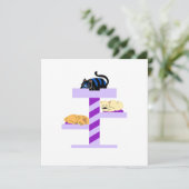 Kat Sticker aftappen Kaart (Staand voorkant)