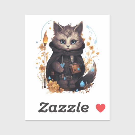 Kat Sticker Set Purr-fect voor Cadeaus & Knutselwe (Vel)